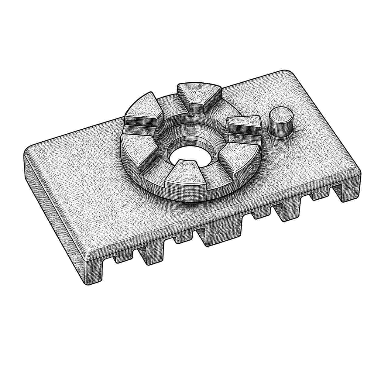 Fuel Tank Rubber Front